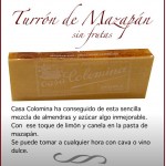 mazapán sin frutas